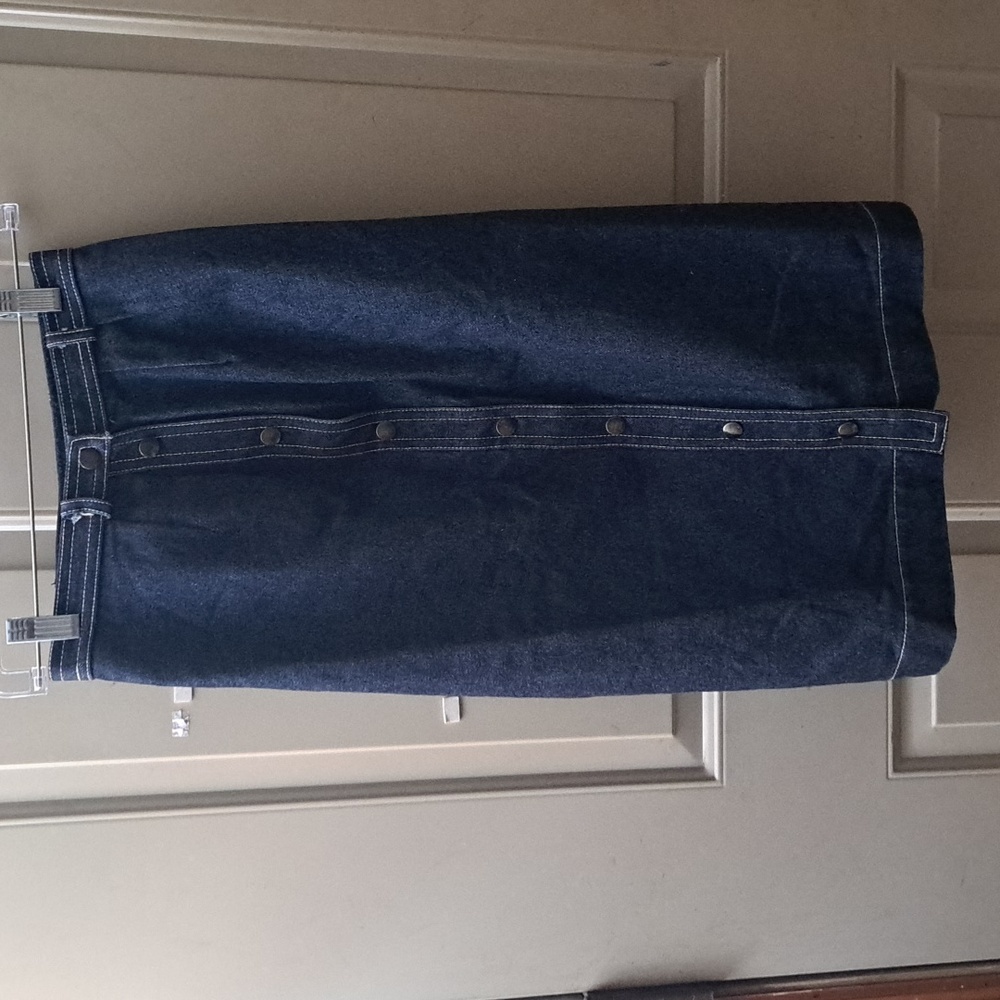 Bigi Japanese Denim Vintage Jean Midi Skirt